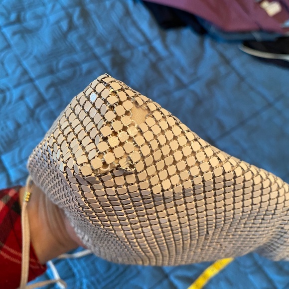 Vintage Pink Whiting and Davis International Mesh shoulder bag - Picture 8 of 9